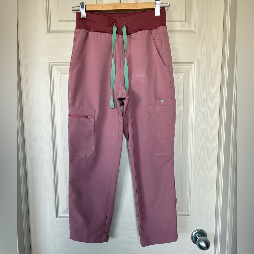 Figs Mauve Scrub Pants Sz XS